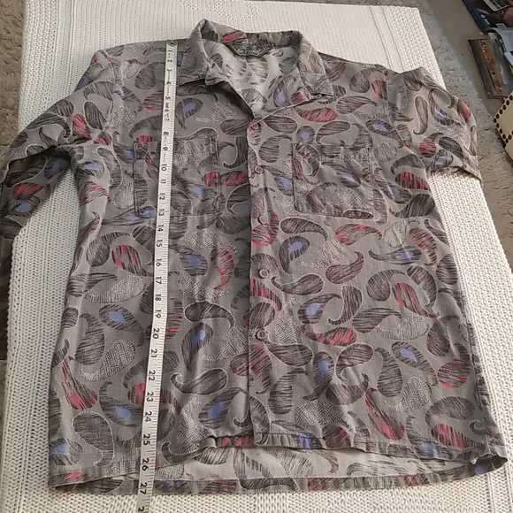 VTG Le Tigre paisley shirt - Picture 7 of 9